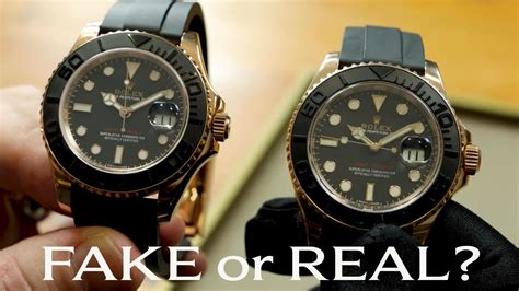 rolex yachtmaster 2 real vs fake|rolex yacht master real.